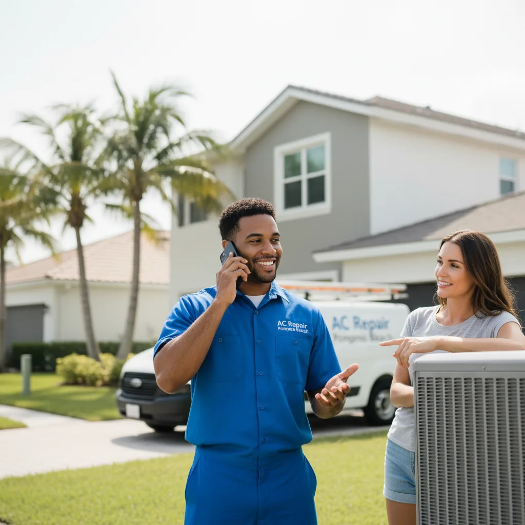 AC Repair Pompano Beach customer support in Bybee